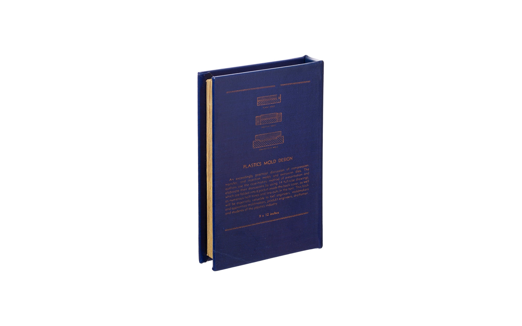 Empty book in navy - Engineering Plastics