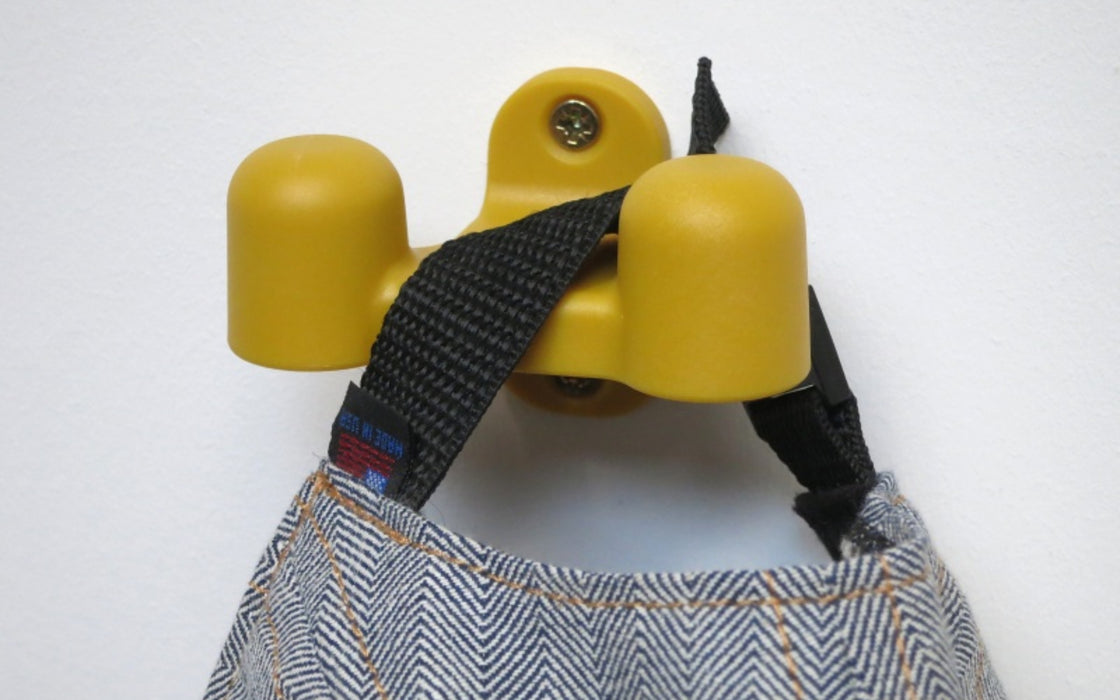 Ernö coat hook - curry yellow