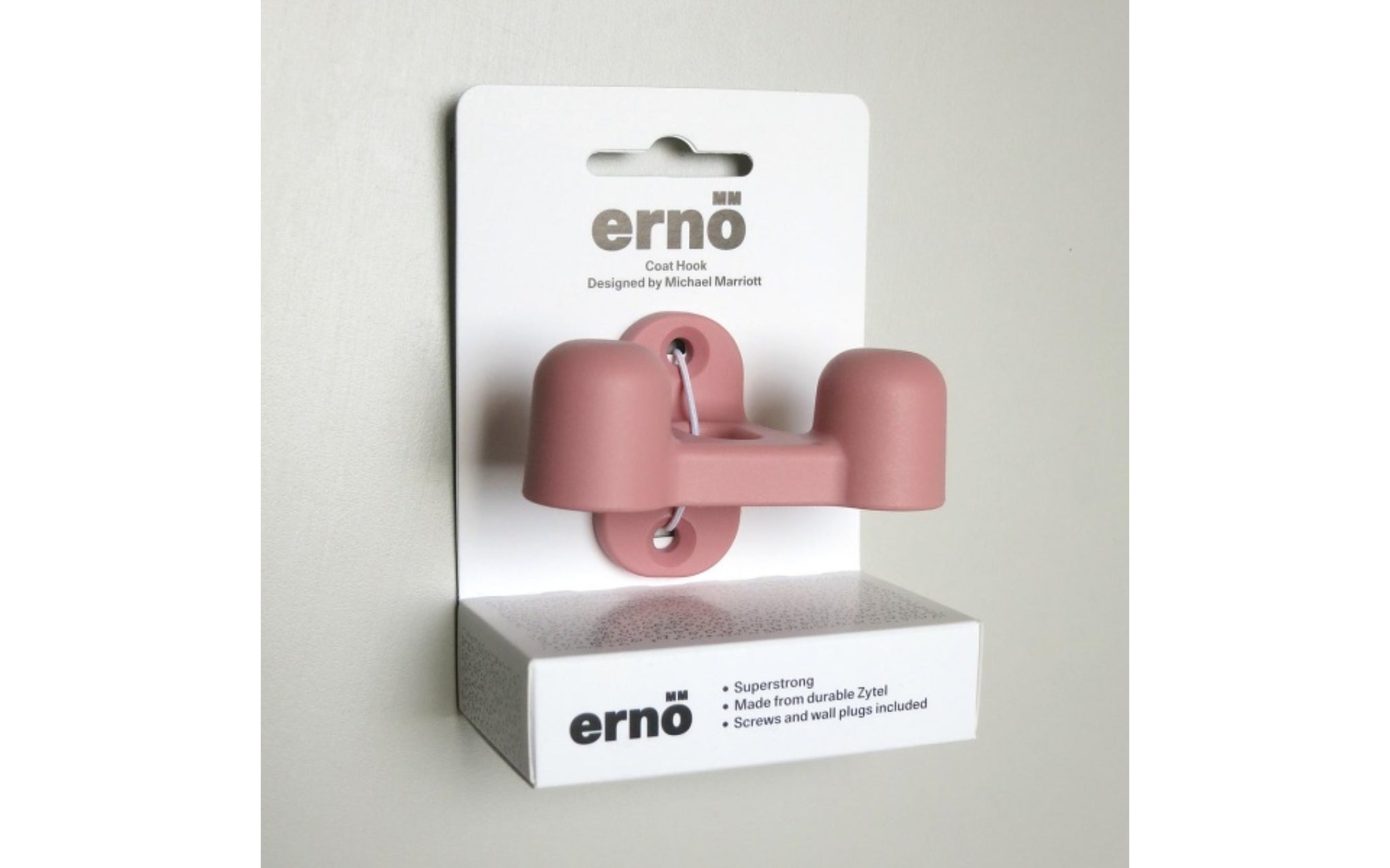 Ernö coat hook - powder pink