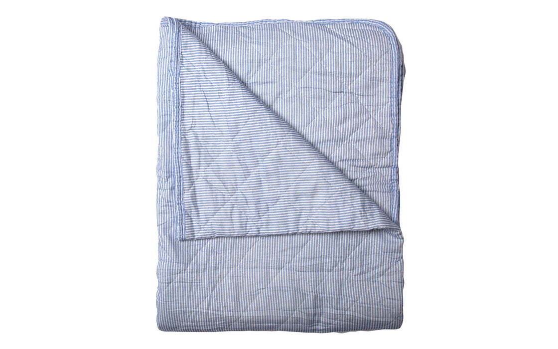 Ethnic quilt - stripe blue