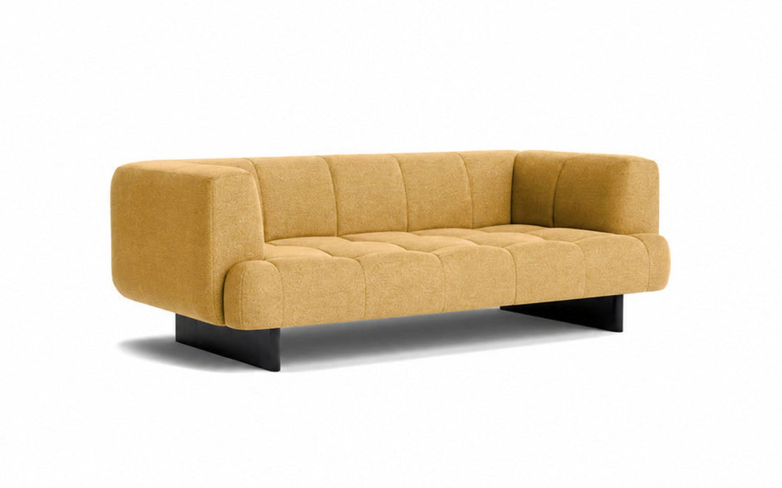 Ex-Display Quilton Lift 2 seat sofa - FG2 olavi yellow