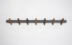 Crosscut coat hooks