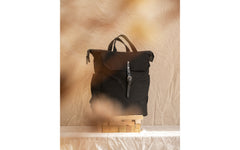 Fin waxed cotton backpack