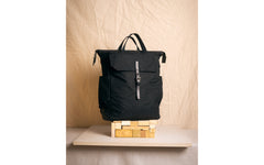 Fin waxed cotton backpack