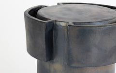 Tiny Table No.3 - gun metal glaze