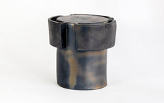 Tiny Table No.3 - gun metal glaze