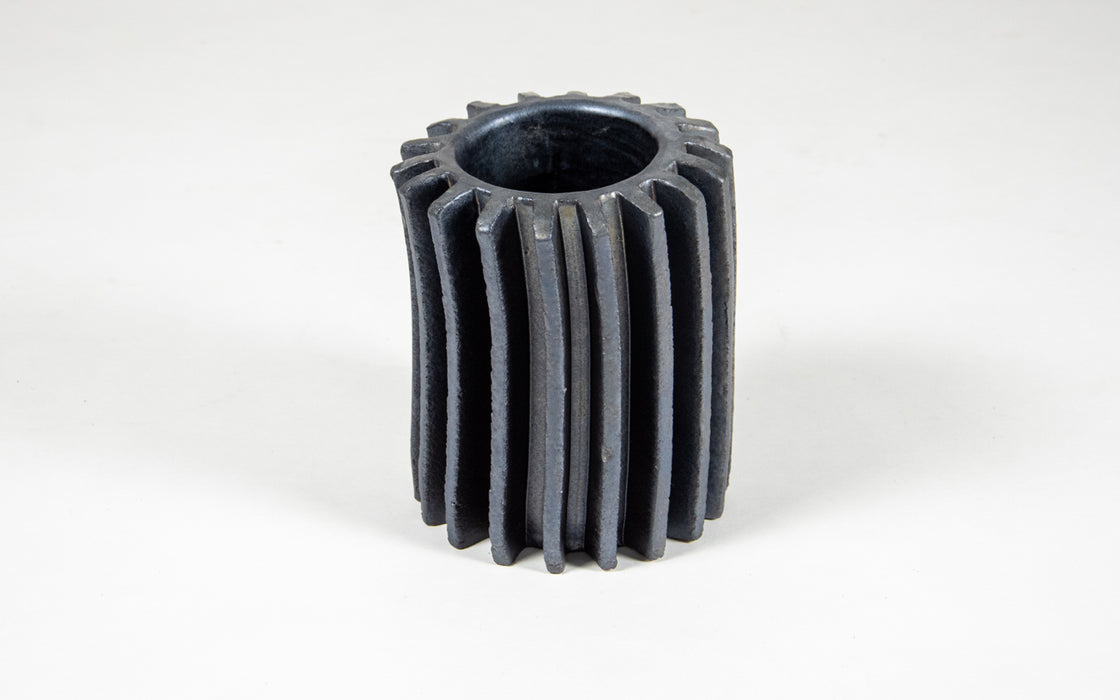 S2 small vase - gunmetal glaze