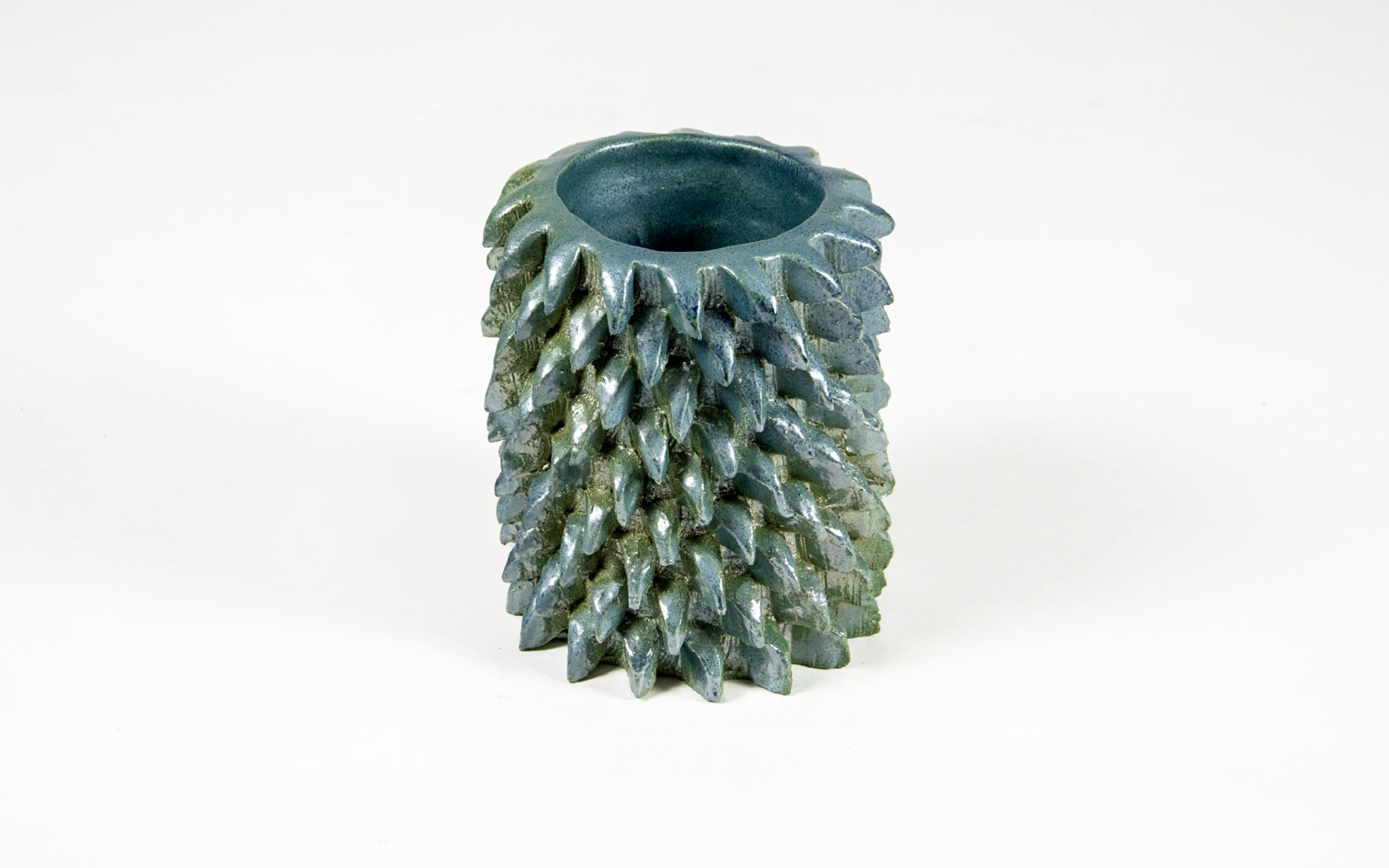 Pine vase - FM green glaze by Floris Wubben | SCP