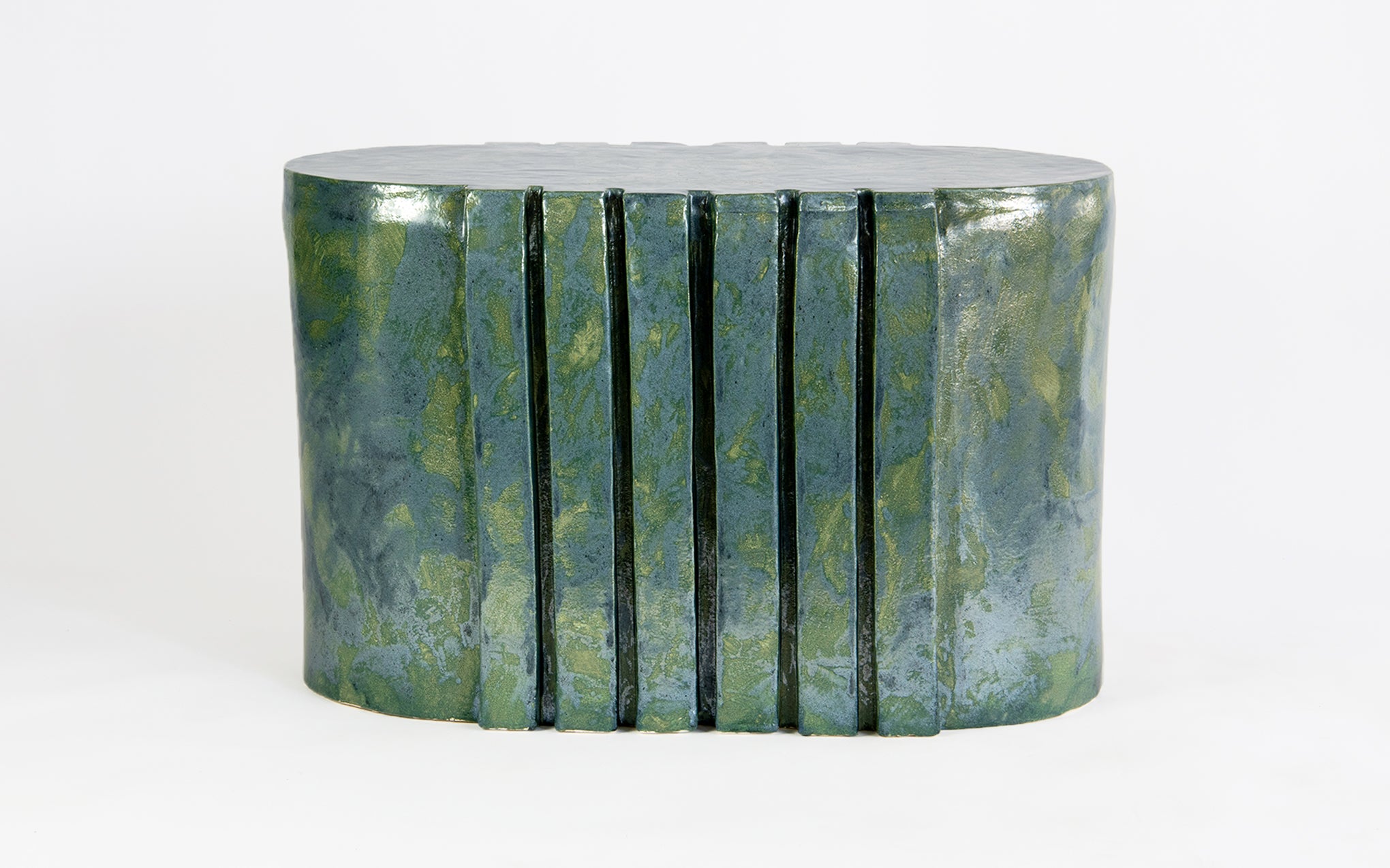 Bunker bench - FM green glaze