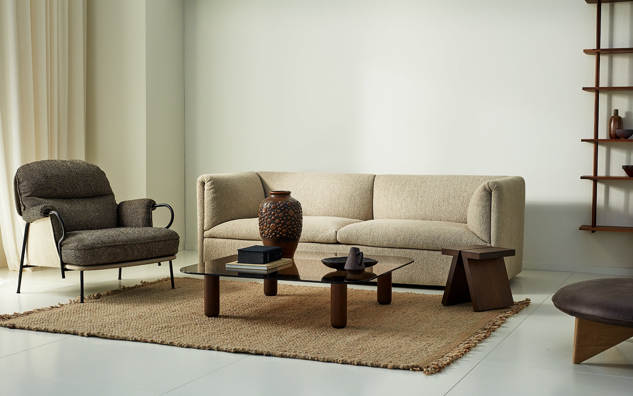 Big Sur sofa table low