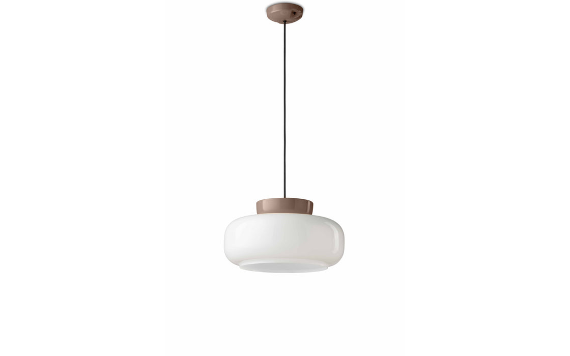 Clearance Maracaná c2743 pendant - moka & milk glass