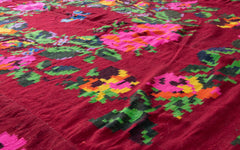 Vintage floral rug