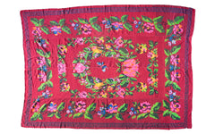 Vintage floral rug