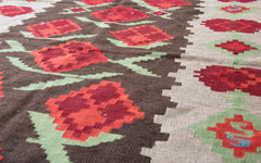 Vintage floral rug