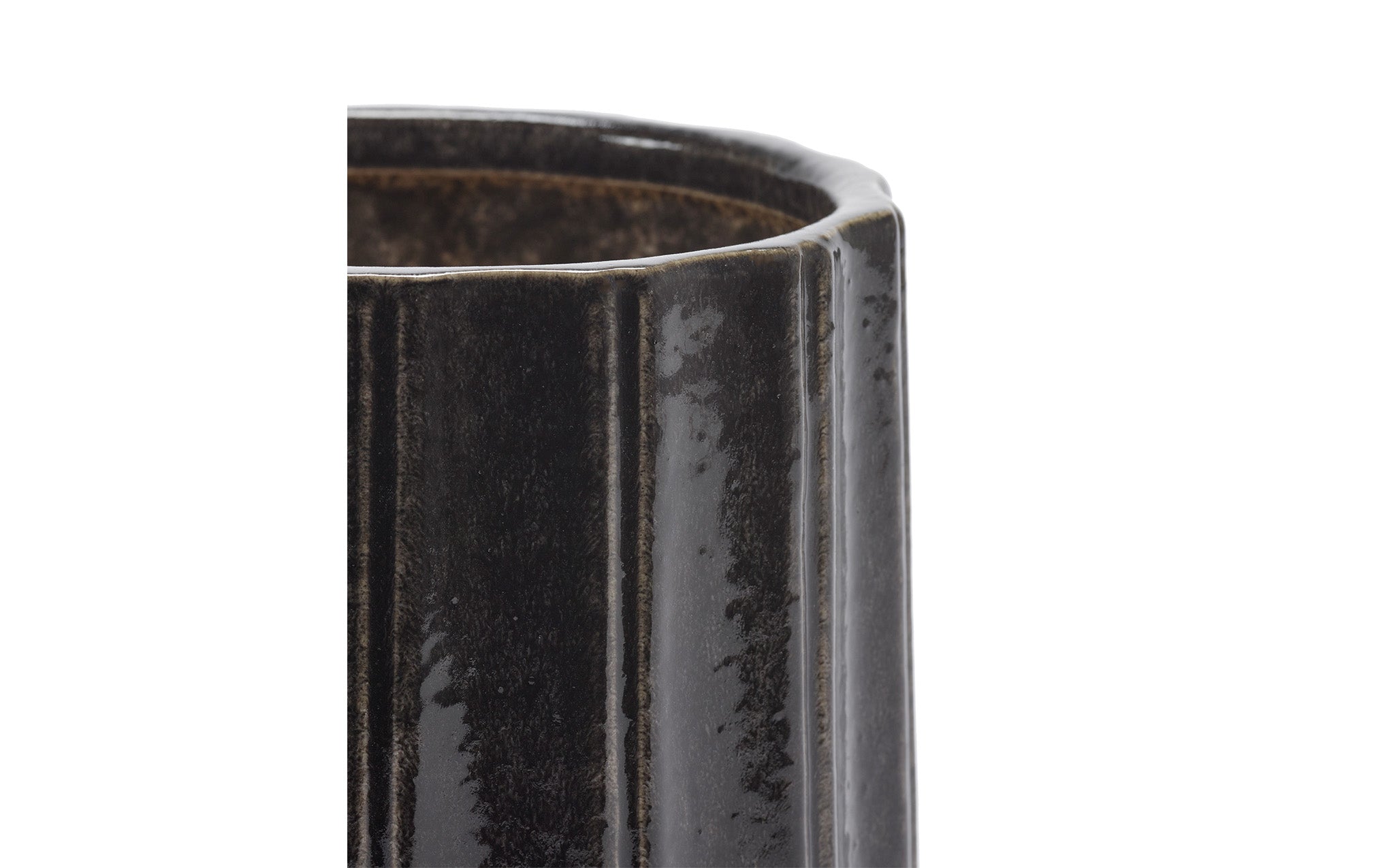 Flower pot - brown