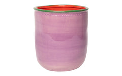 Flowerpot - violet, green & pink