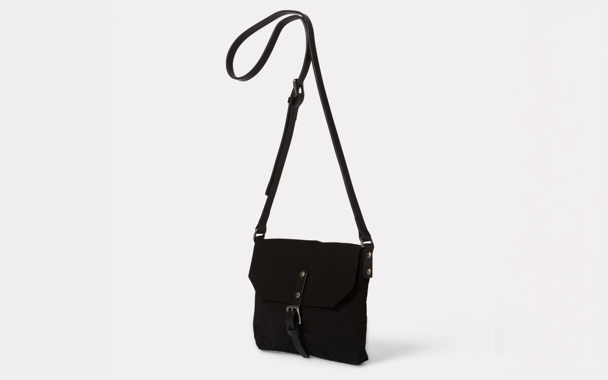 Friday waxed cotton crossbody bag