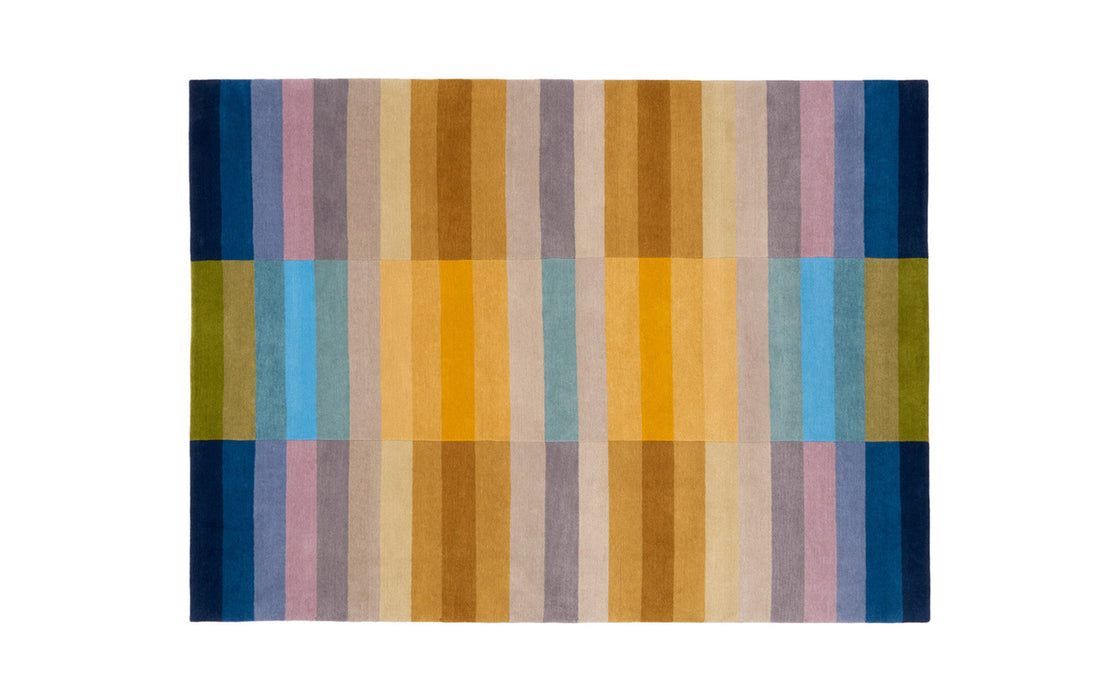 Bauhaus Yellow hand knotted pile rug