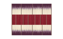 Ruby Stripe gelim flatweave rug