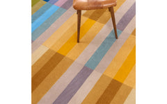 Bauhaus Yellow hand knotted pile rug