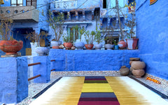 Yellow Monolith gelim flatweave rug