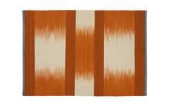 Patola Tangerine gelim flatweave rug