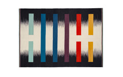 Colour Mountain Lake gelim flatweave rug