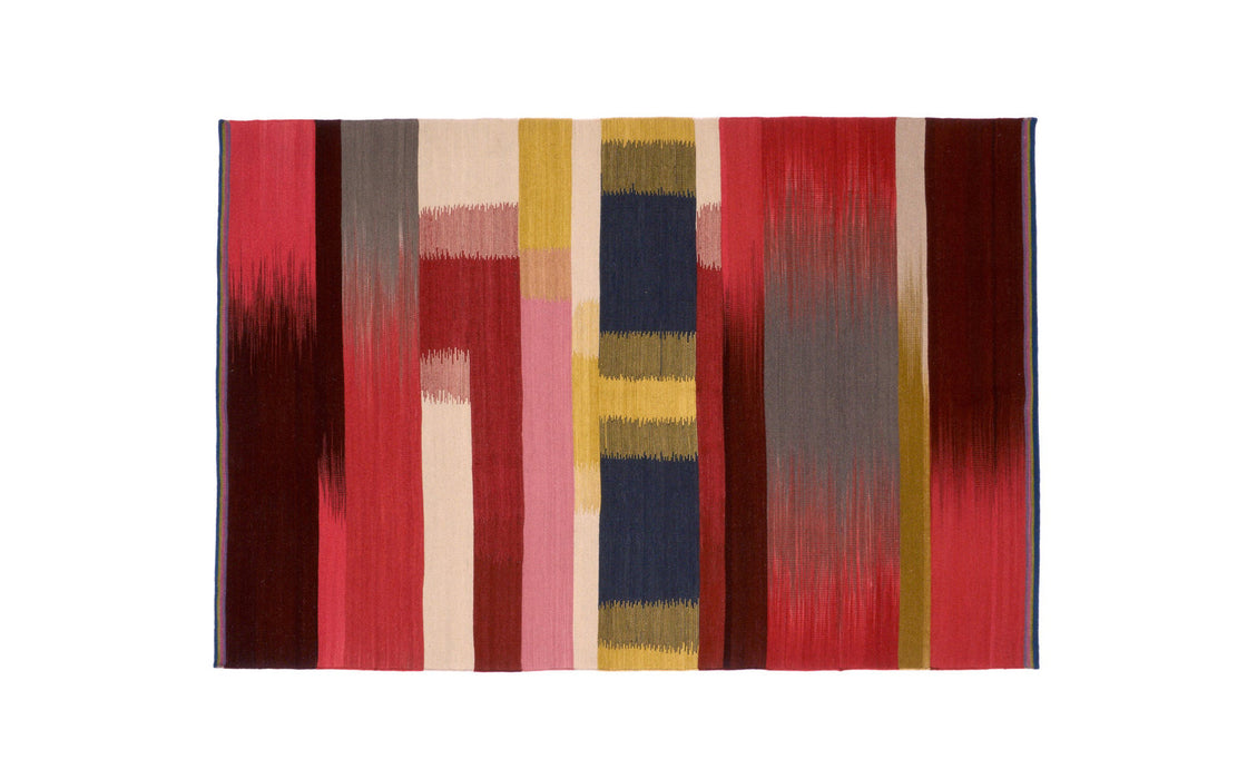 Summer flatweave rug