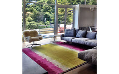 Lime Pink gelim flatweave rug