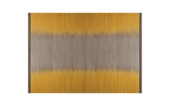 Grey Ochre flatweave rug