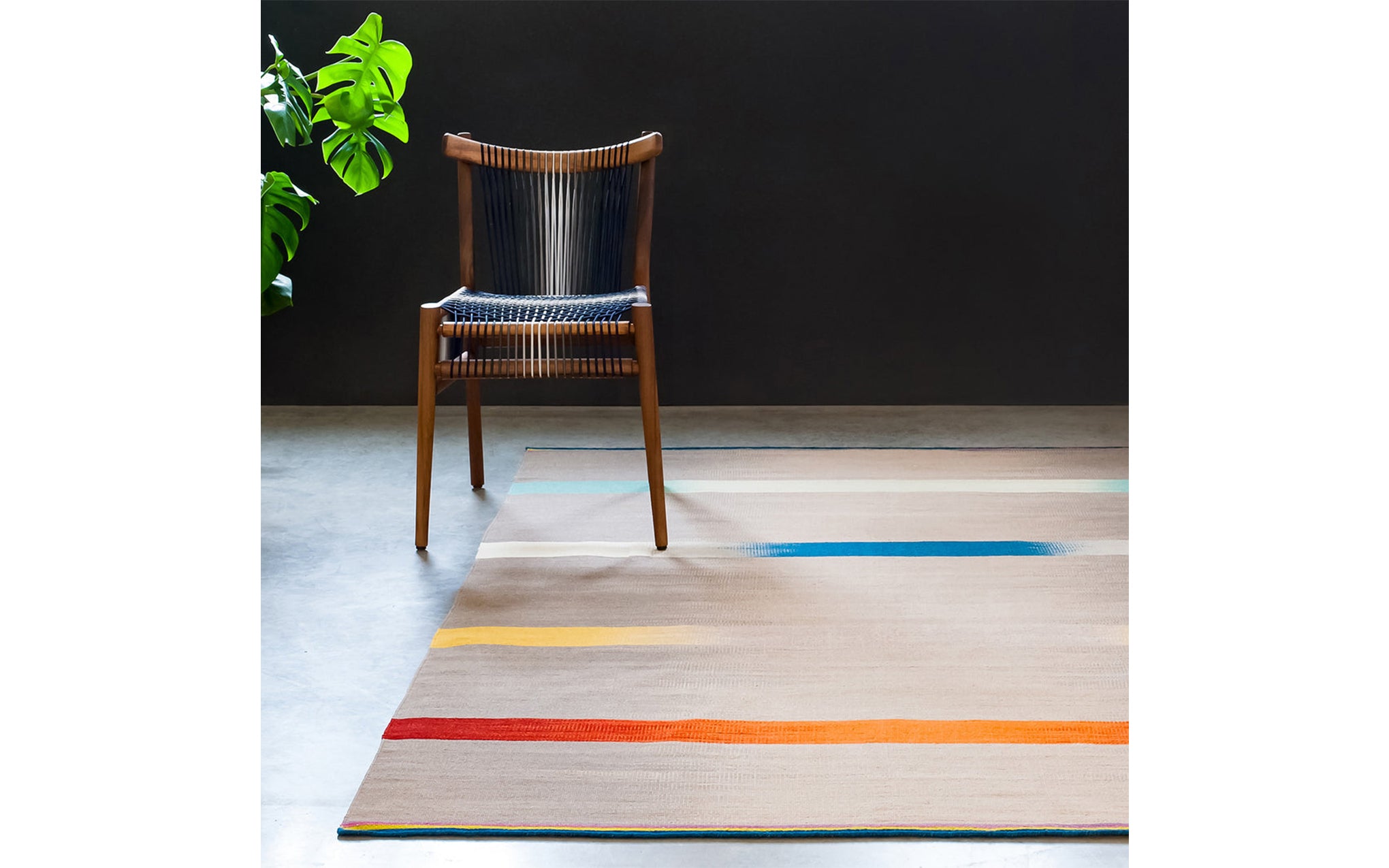Chromacolour gelim flatweave rug