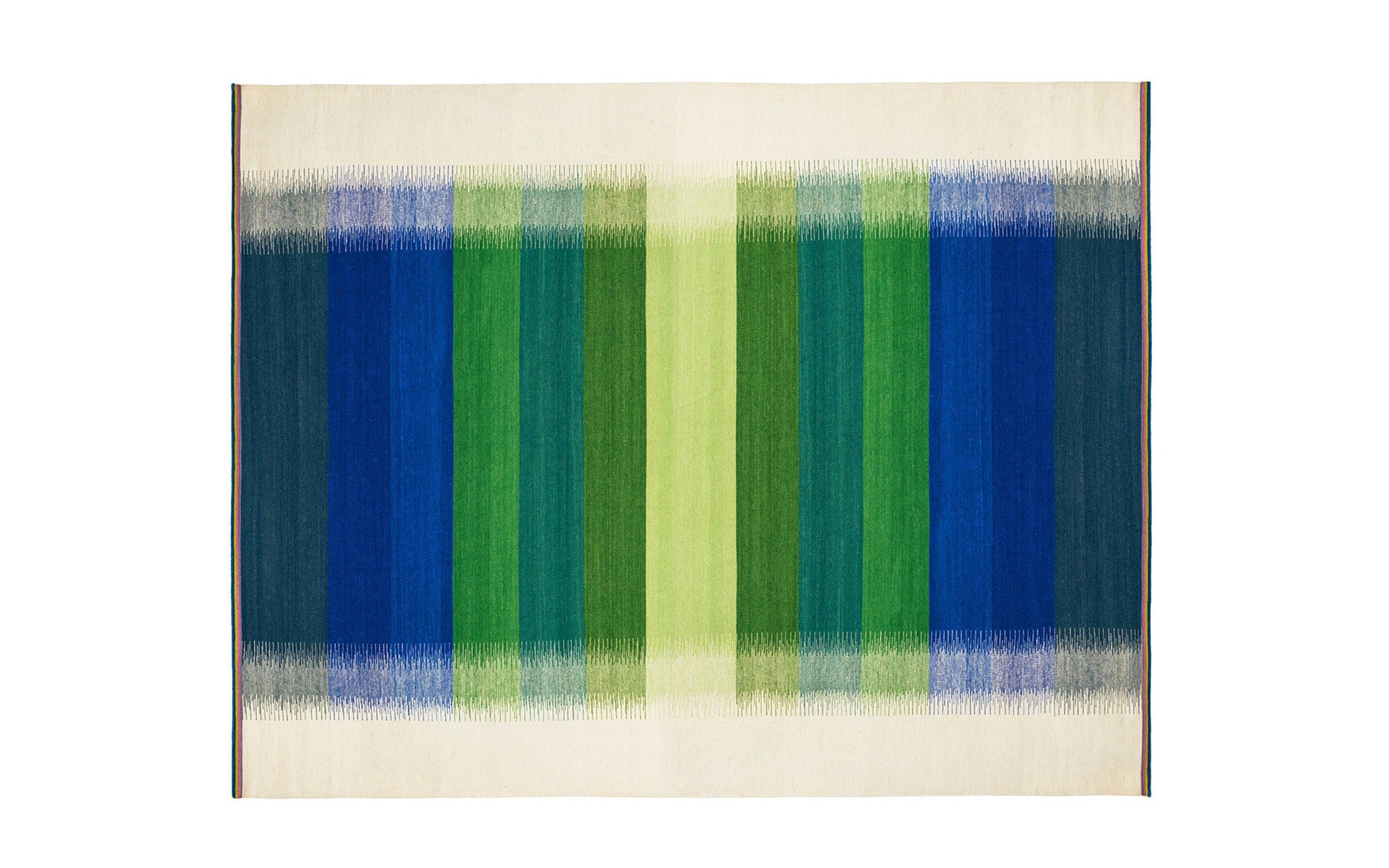 Blue Blur flatweave rug