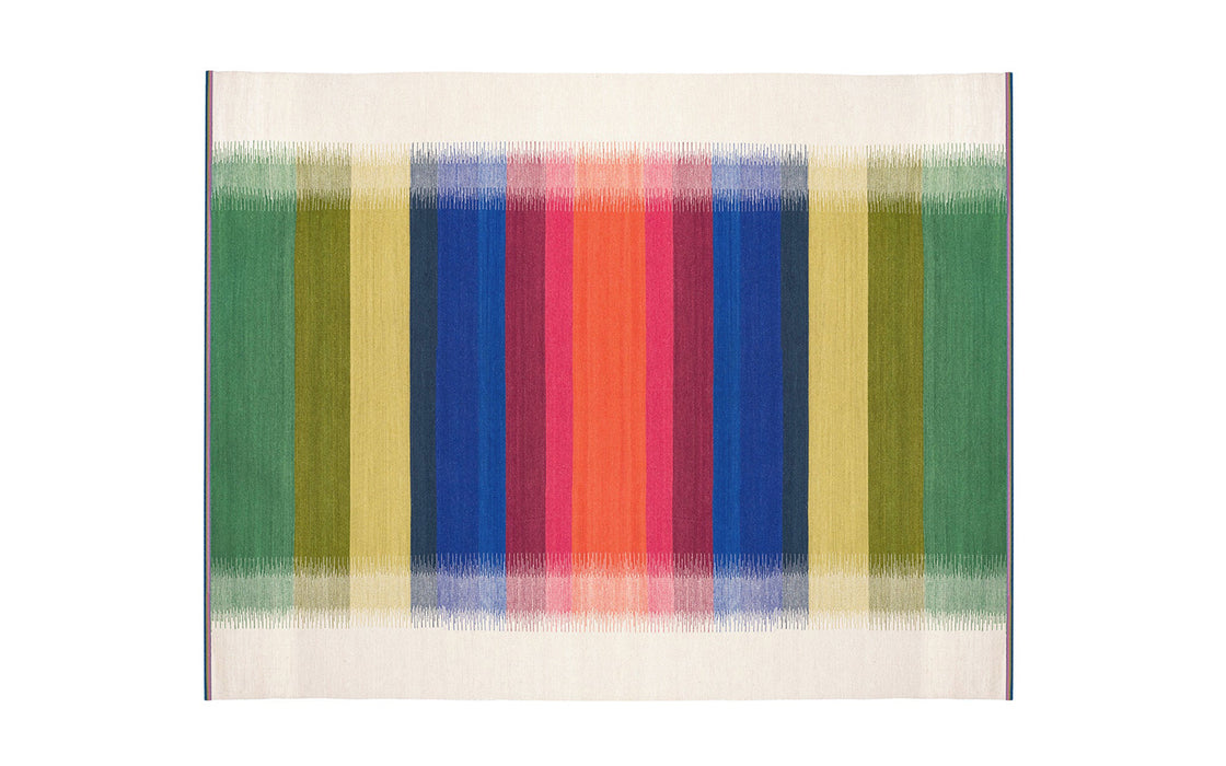 Colour Blur flatweave rug