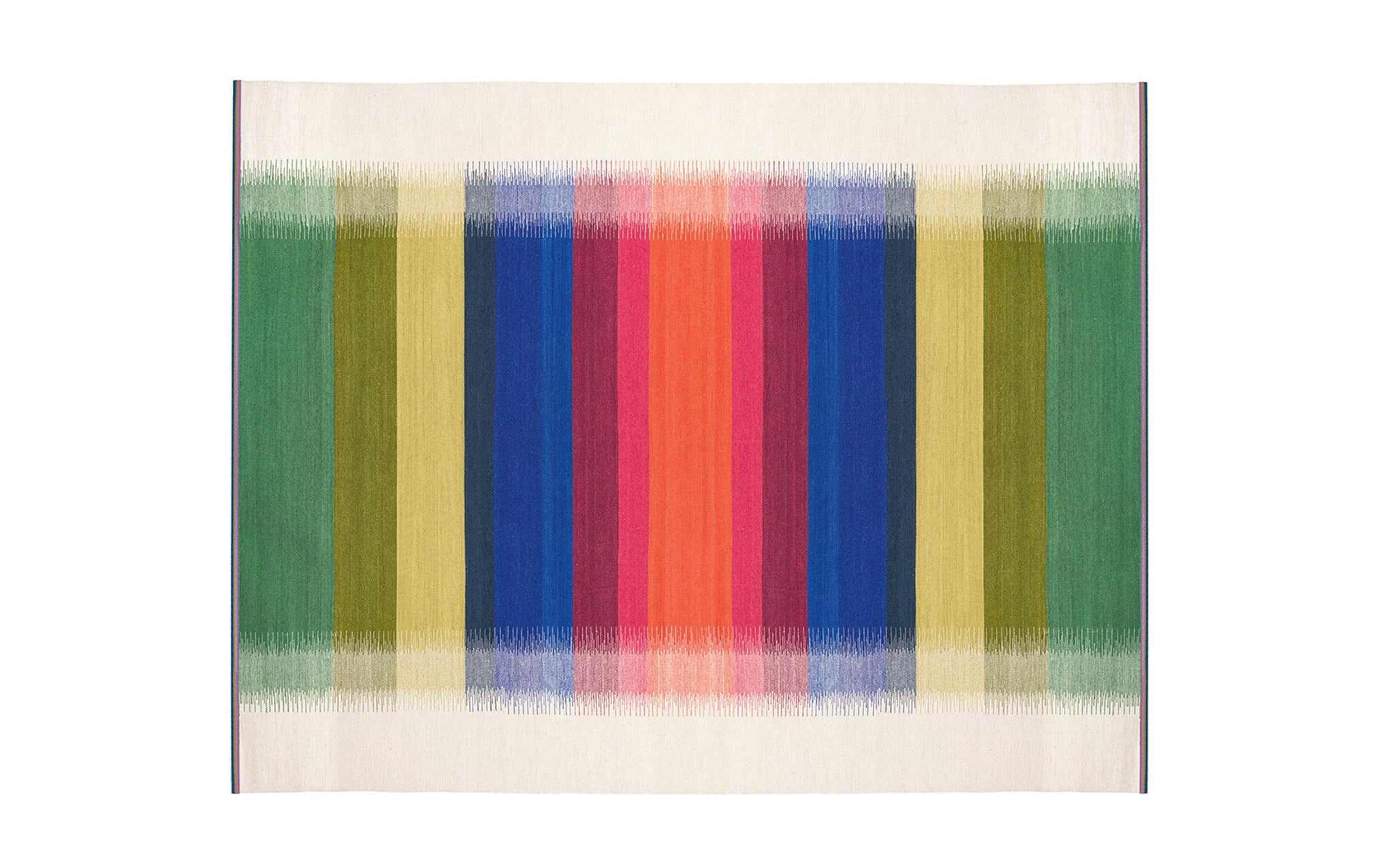Colour Blur flatweave rug