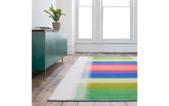 Colour Blur flatweave rug