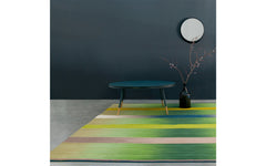 Green Spectrum gelim flatweave rug