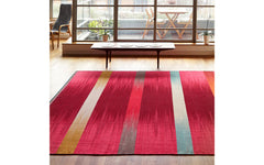 Pink Spectrum gelim flatweave rug