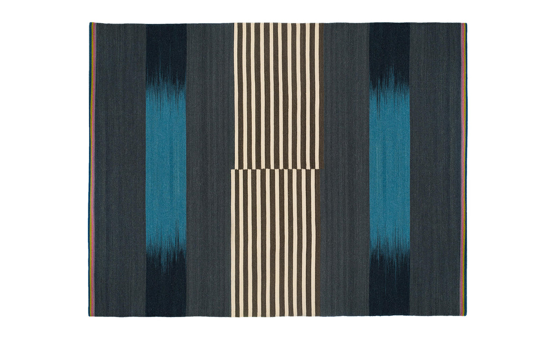 Jodhpur Blue gelim flatweave rug