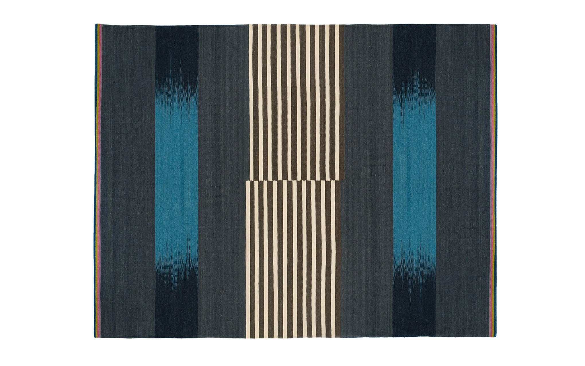 Jodhpur Blue gelim flatweave rug