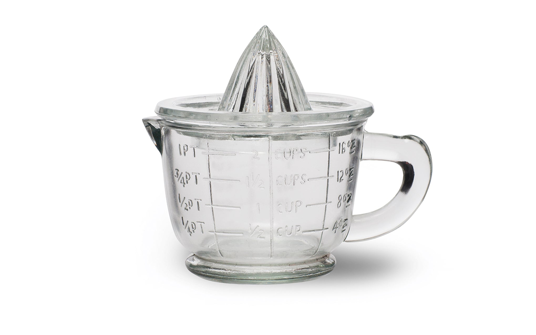 Classic glass juicer