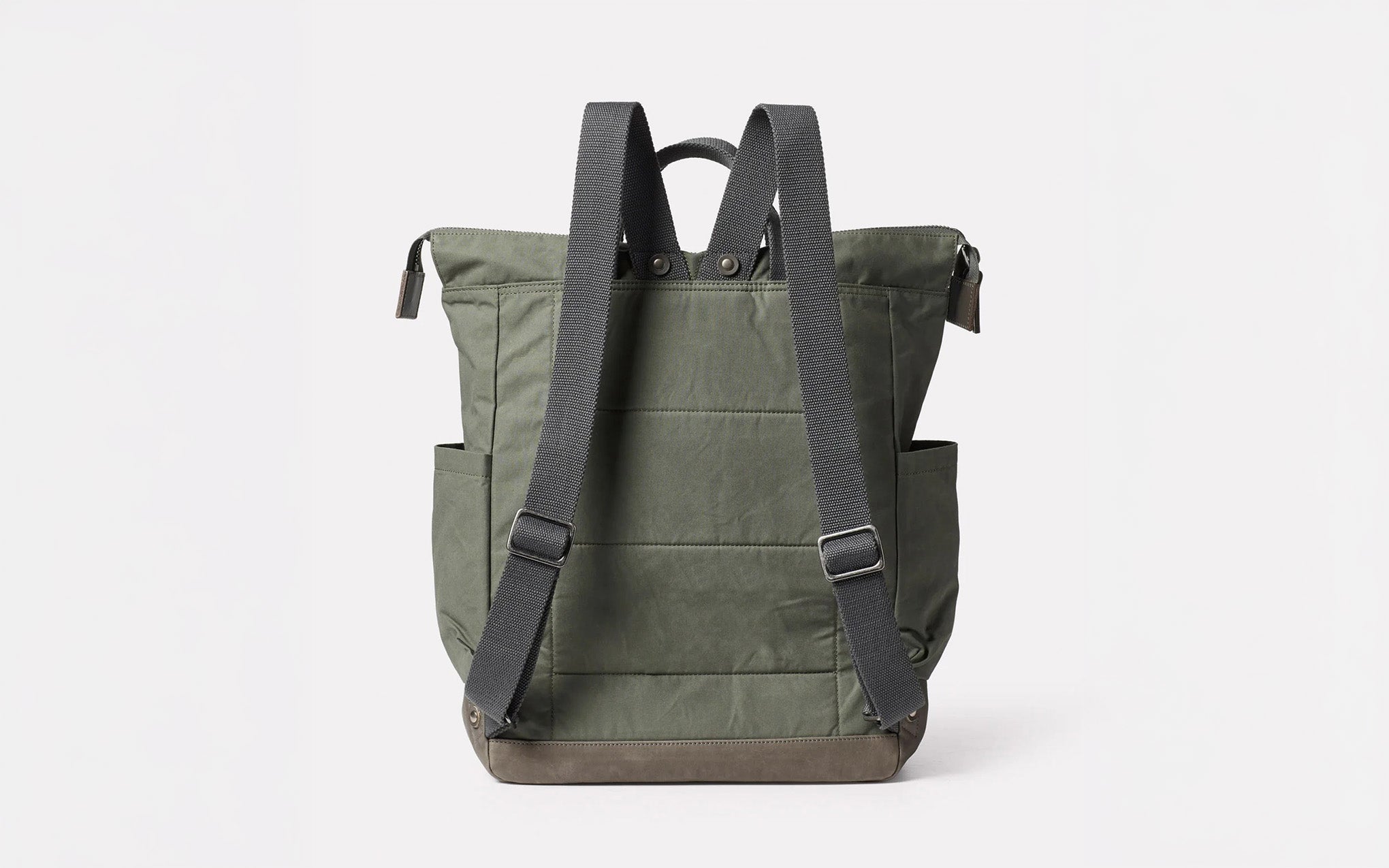 Fin waxed cotton backpack