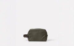 Simon waxed cotton washbag