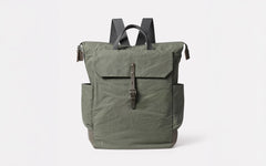 Fin waxed cotton backpack