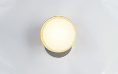 Ex-Display Geode wall light - Polished Nickel w. Cream Glass