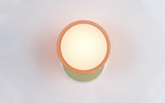 Ex-Display Geode wall light - Polished Brass w. Pink Glass