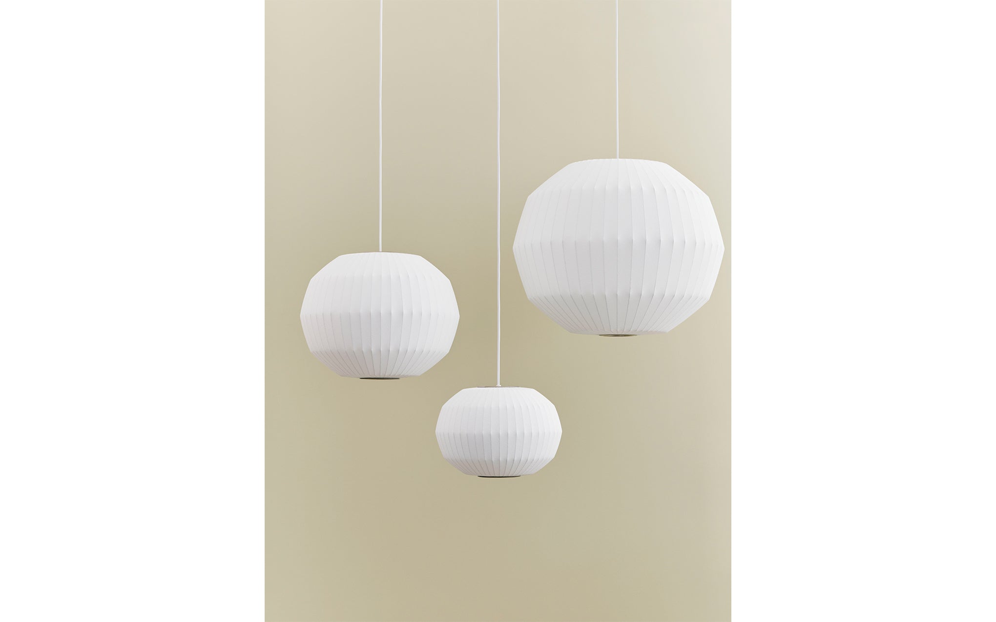 Nelson Angled Sphere Bubble pendant lamp