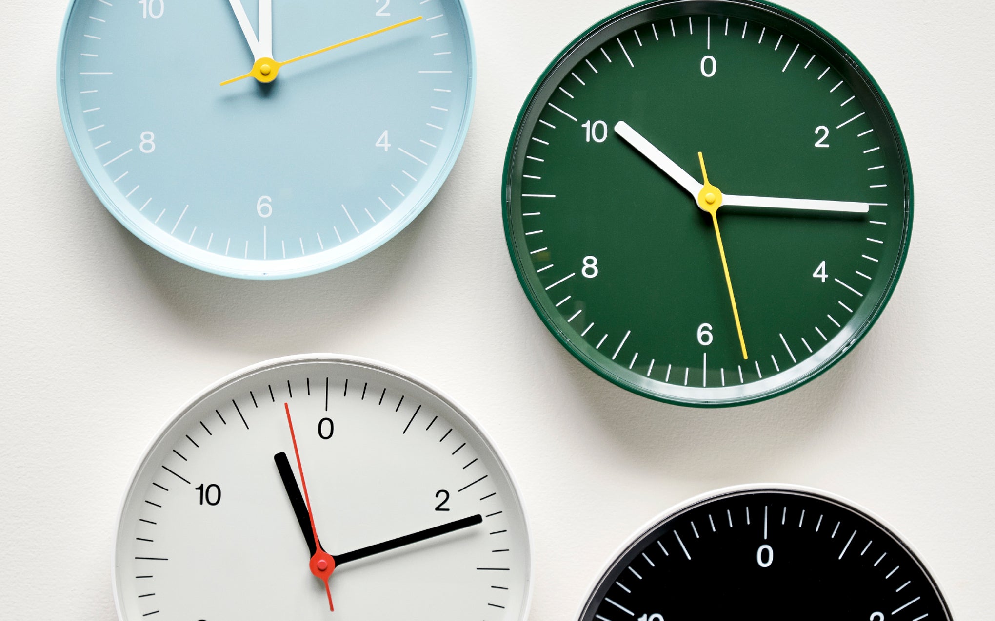 Wall clock by Jasper Morrison for HAY SCP