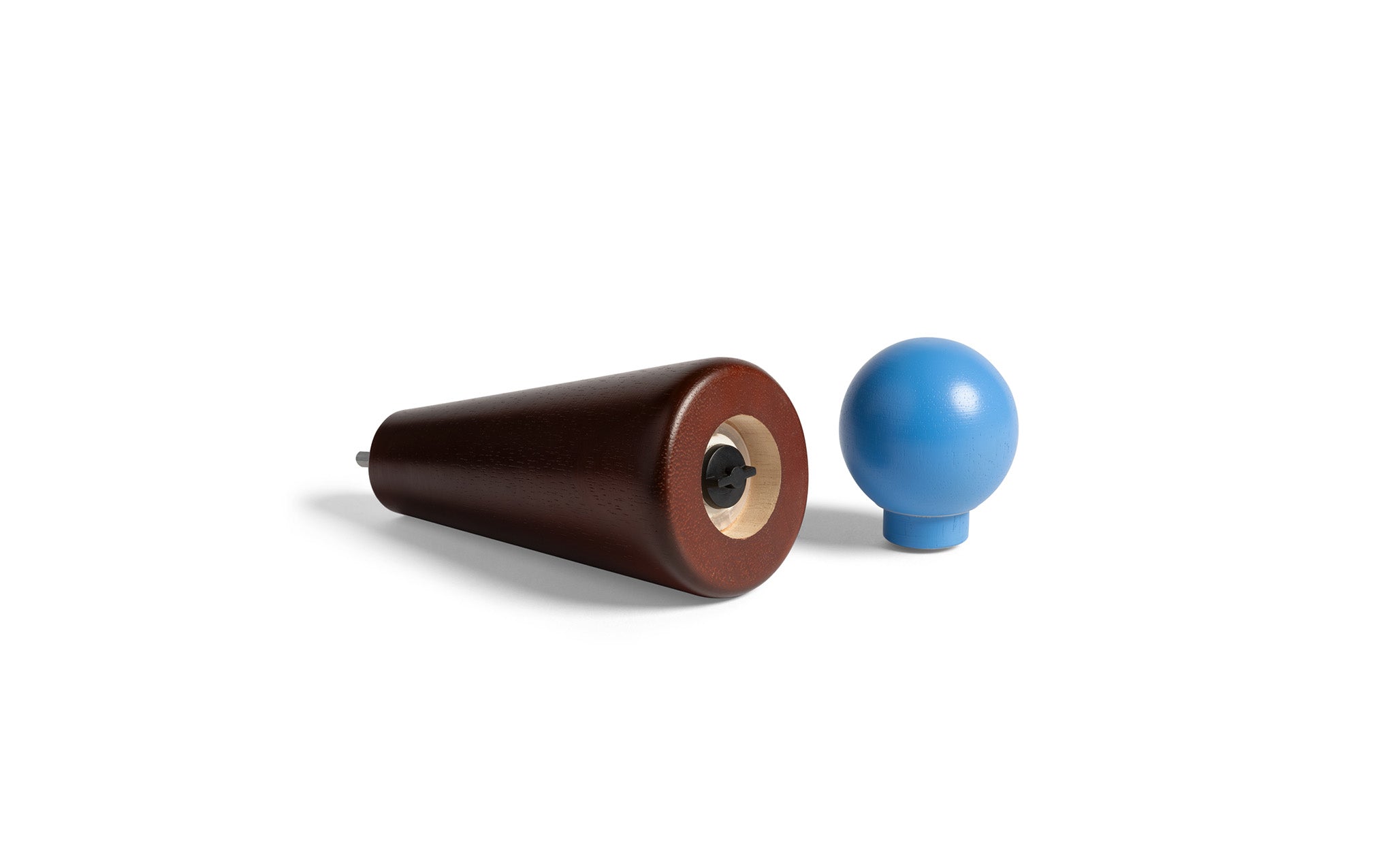 Halma salt & pepper mill - burgundy