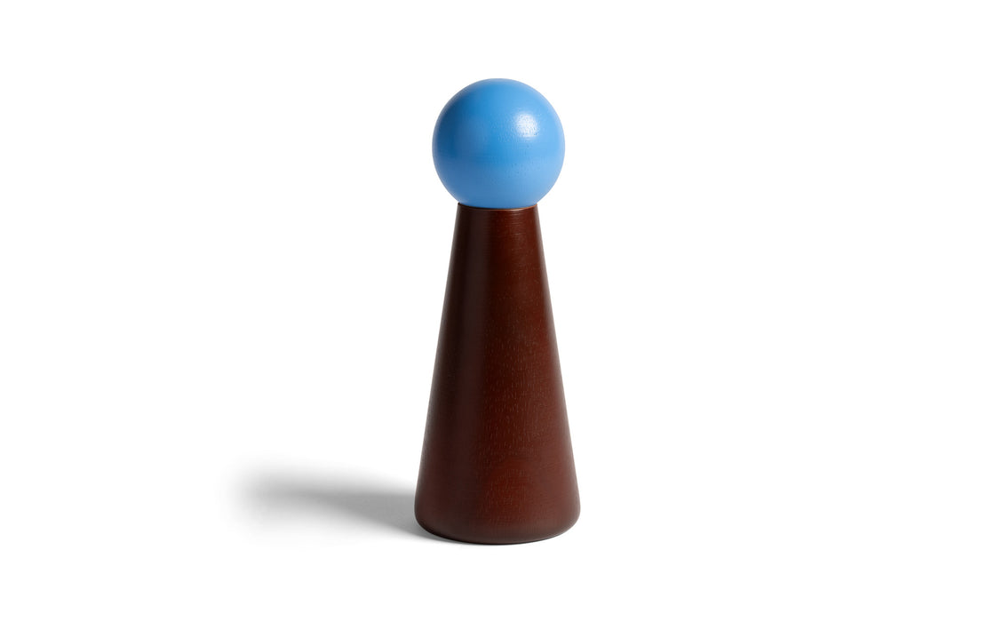 Halma salt & pepper mill - burgundy