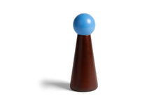 Halma salt & pepper mill - burgundy